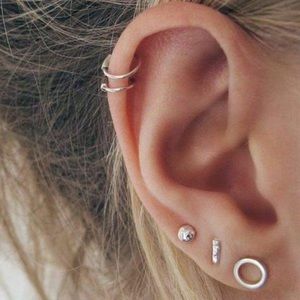 Gold Earring Set